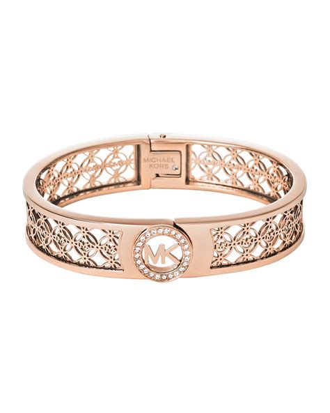 michael kors rosas|Michael Kors rose gold bangle.